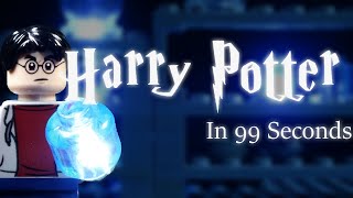 Harry Potter in 99 Seconds  Lego Stop Motion Order of the Phoenix [upl. by Nnewg309]