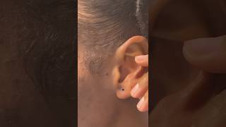 😛👂🏽Stretch My EARS w Me stretchedears gauges earrings ears natural diy howto locs [upl. by Eidurt]