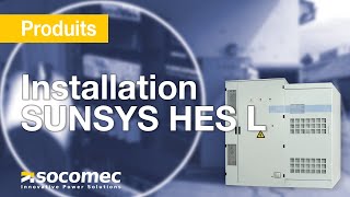 SUNSYS HES L  Installation du système de stockage dénergie outdoor [upl. by Aerdnahs]