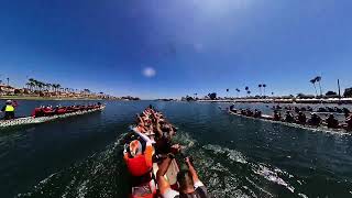 Long Beach Dragon Boat Festival 2024  Boat 1 500m mixed Semi Final [upl. by Rednave]