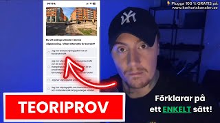 10 KÖRKORTSFRÅGOR du MÅSTE Kunna på TEORIPROVET  Teoriprov körkort körkort körkortsteori [upl. by Bevash]