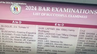 BAR EXam 2024 Results  Congratulations Atty Czarina E Buscayno [upl. by Nahte]