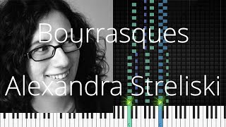 🎹 Bourrasques Alexandra Streliski Synthesia Piano Tutorial [upl. by Aissat]