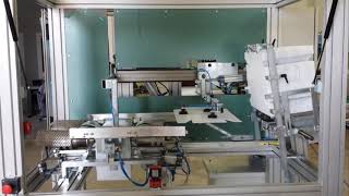 Assembling Machine for small hollow profile sheet boxes [upl. by Norod]