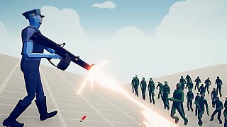 MODERN POLICE vs ZOMBIES  Totally Accurate Battle Simulator  TABS [upl. by Havener]