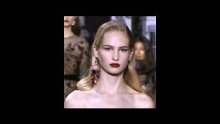 classsic movie star dress elie saab haute couture paris fashion show [upl. by Kolk]