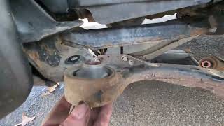 How to replace lower control arm ball joint on a Hyundai [upl. by Eniale948]