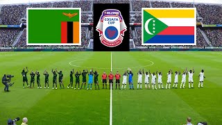 Zambia vs Comoros  COSAFA Cup 2023 [upl. by Anilesor]