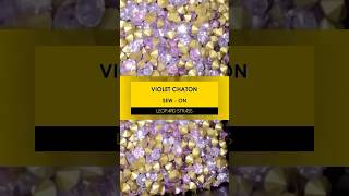 💎VIOLET CHATON💎 rhinestones chaton [upl. by Acquah159]