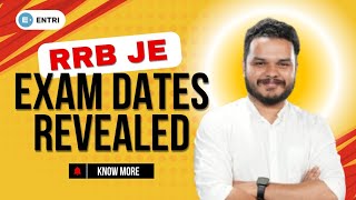 RRB JE  ALP  Technician 2024 Exam Date Out  Latest Update RRB Junior Engineer [upl. by Elbertine]