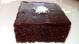 Recette Gâteau au chocolat sans œufs facile rapide [upl. by Forkey]