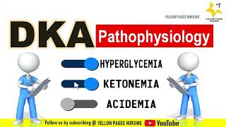 Diabetic ketoacidosis DKA PATHOPHYSIOLOGY [upl. by Zetrac]