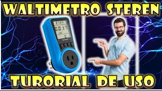 WALTIMETRO STEREN  MEDIDOR DE ENERGIA ELECTRICA  APRENDE TODO DE EL PARA USARLO EN TU HOGAR [upl. by Deehahs415]