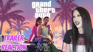 GTA VI TRAILER REACTION  ROCKSTAR GAMES [upl. by Nylidnarb745]