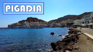 Karpathos Greece  Pigadia ▶ Beach Port and Town ▶ In 4K [upl. by Chaker449]