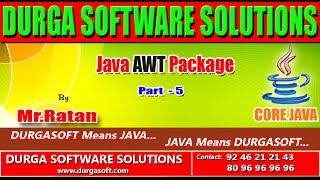 Corejava  Java AWT package part  5 [upl. by Ahar]