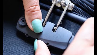 Unlocking Travel How to Set Your Samsonite Luggage Lock [upl. by Ahlgren965]