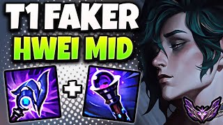 T1 Faker Hwei vs Orianna  MID  Patch 1324 Korea Master ✅ [upl. by Shum]