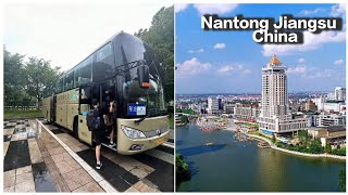 Lets Explore another Beautiful City of China by Bus Nantong Jiangsu china [upl. by Kir]