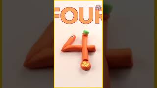 Learn Counting from 1 to 10 Numbers with Clay shorts [upl. by Atsugua]