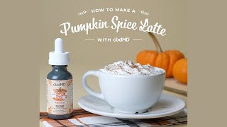 CBDINFUSED PUMPKIN SPICE LATTE  cbdMD Recipes [upl. by Benedix916]