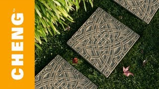 Make DIY Garden Stepping Stones with CHENG Outdoor Concrete Mix [upl. by Nave]