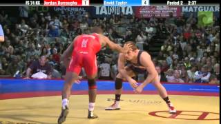 74 KG Finals  Jordan Burroughs Sunkist Kids vs David Taylor NLWC [upl. by Bertle]