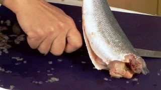 How to prepare a whole fish  GoodFoodcom  BBC Food [upl. by Bik]