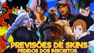 KRATOS NOVAS SKINS JUJUTSU  PREVISÕES FORTNITESKINS LOJA FORTNITEPREVISÕES SKINS FORTNITE  140 [upl. by Lexie300]