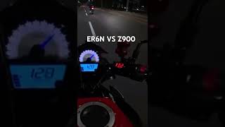 ER6N VS Z900 [upl. by Ahseiuqal]