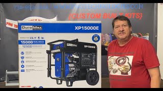 Duromax XP15000E watts Generator  Conversion video from gasoline to Propane amp Natural Gas [upl. by Notsur]