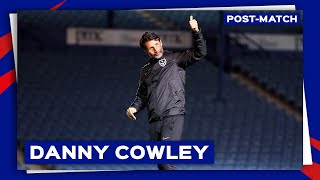 Danny Cowley postmatch  Pompey 50 Aston Villa U21s [upl. by Nanreh318]