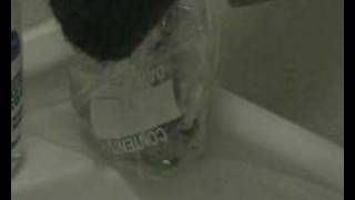 Removing limescale from taps with white vinegar [upl. by Niletak600]