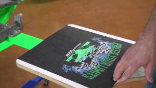 Howto Use Clear Choice Tape For Screen Printing Registration [upl. by Vivia394]