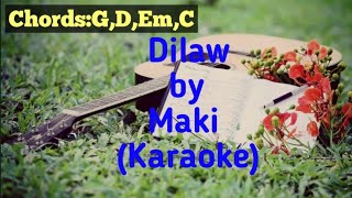 Dilaw by Maki Karaoke [upl. by Anallij]