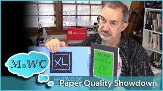 SHOWDOWN Cheap vs Quality Cotton Watercolor Paper [upl. by Akselaw]