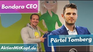 Der 30Jährige Bondora CEO Pärtel Tomberg im P2P Interview [upl. by Annairam]