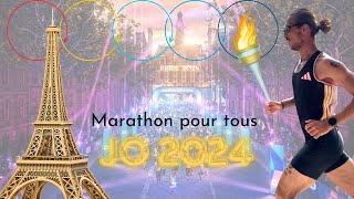 MARATHON POUR TOUS JO 2024  dernière sortie longue de 32km 🥊😮‍💨 [upl. by Oringas]