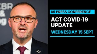 IN FULL ACT Chief Minister Andrew Barr delivers an update on COVID19  ABC News [upl. by Rotkiv]