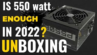 how to select right power supply for your PC Gigabyte P550B 80 PLUS BRONZE unboxing by 4k blend [upl. by Narib]