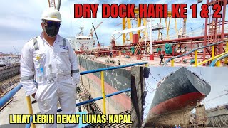 DRY DOCKING PART1  KAPAL TANKER MTBRO COMBO [upl. by Broadbent]