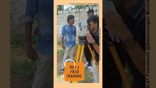 Day 2 at Land Survey Camp Practical Training with Auto Level and Total Stations [upl. by Repsihw]