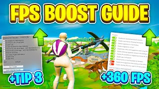 BEST Fortnite Fps Boost Guide in Season OG ✅ Higher FPS amp 0 Input Delay [upl. by Willner944]