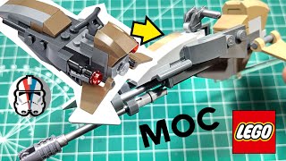 Alternate Build Lego Mandalorian Battle Pack Speeder Bike  Star Wars Moc minifigures clonewars [upl. by Adnal]