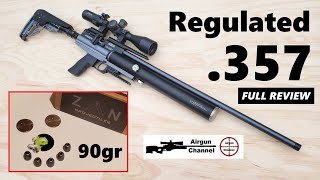 AEA Challenger Pro LB Review Precision SLUG Shooter ZAN 90gr 357 Airgun Slugs in a Regulated 357 [upl. by Nnylrac871]