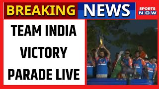 Team India Road Show Live Victory Parade पर Sports Now की Exclusive Report  Rohit  Virat  SKY [upl. by Greggory]