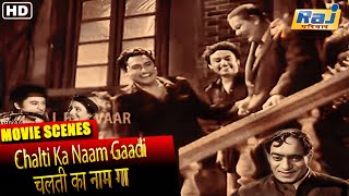 Chalti Ka Naam Gaadi Movie Scenes  Popular Hindi Movie  Kishore Kumar  Madhubala  Raj Pariwar [upl. by Armbrecht198]