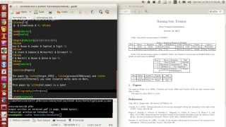 LaTeX Programming  038  Running PdfLaTeX and BiBTeX from terminal [upl. by Akers]