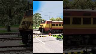 HIGH SPEED TRAINS CROSSING RAILWAY GATE train [upl. by Pump499]