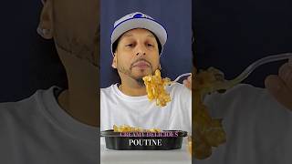 POUTINE MUKBANG poutine friesandgravy mukbang delicious comfortfood youtubeshorts ytshorts [upl. by Peters]